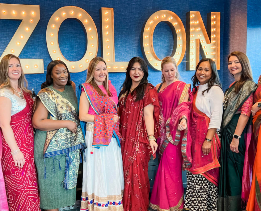 Zolon Ladies celebrating Festival of Lights